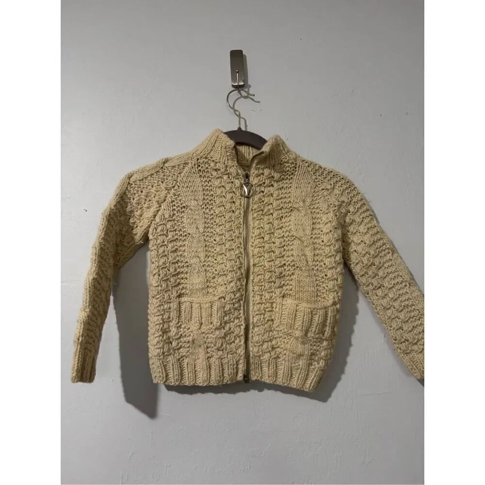 Kids chunky knit thick sweater